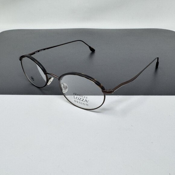 FRATELLI LOZZA Moho Eyeglasses 47 [] 17-140 Matte Tortoise Copper - Picture 3 of 8